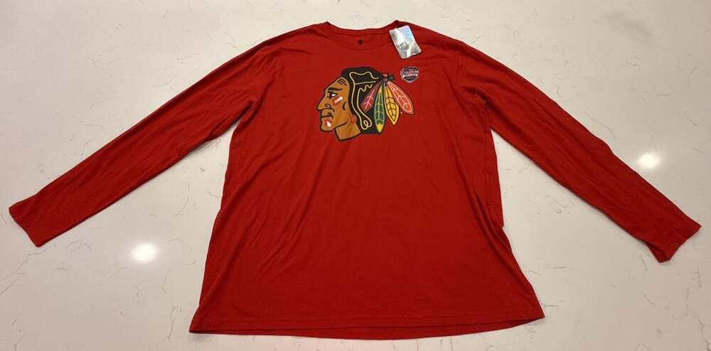 Fanatics Chicago Blackhawks 2XL Red Stadium Series T-Shirt